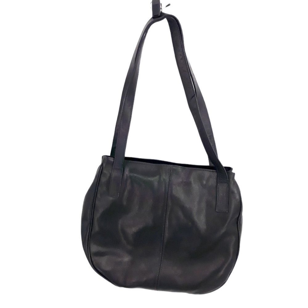 Cassis Genuine Leather Black Shoulder Bag Braided‎ - Picture 7 of 17